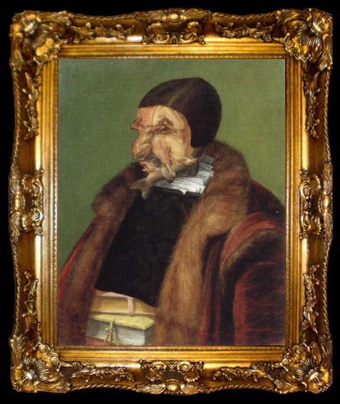 framed  Giuseppe Arcimboldo The jurist, ta009-2